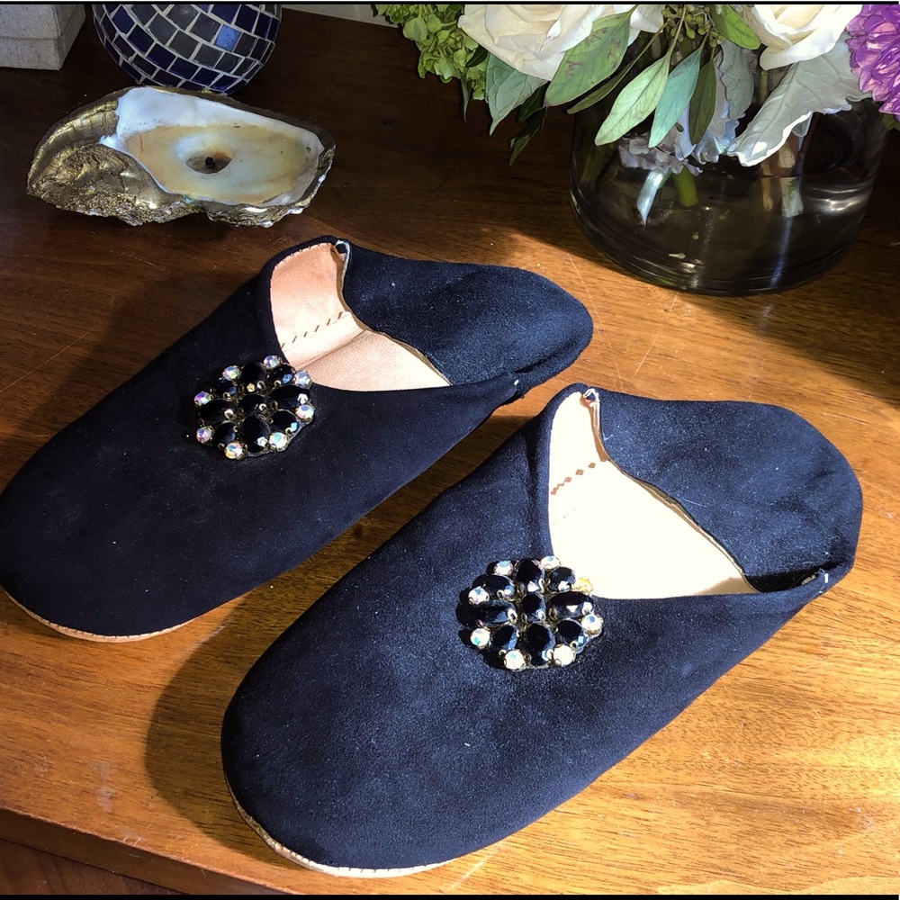 Moroccan slippers barbouches  size 7